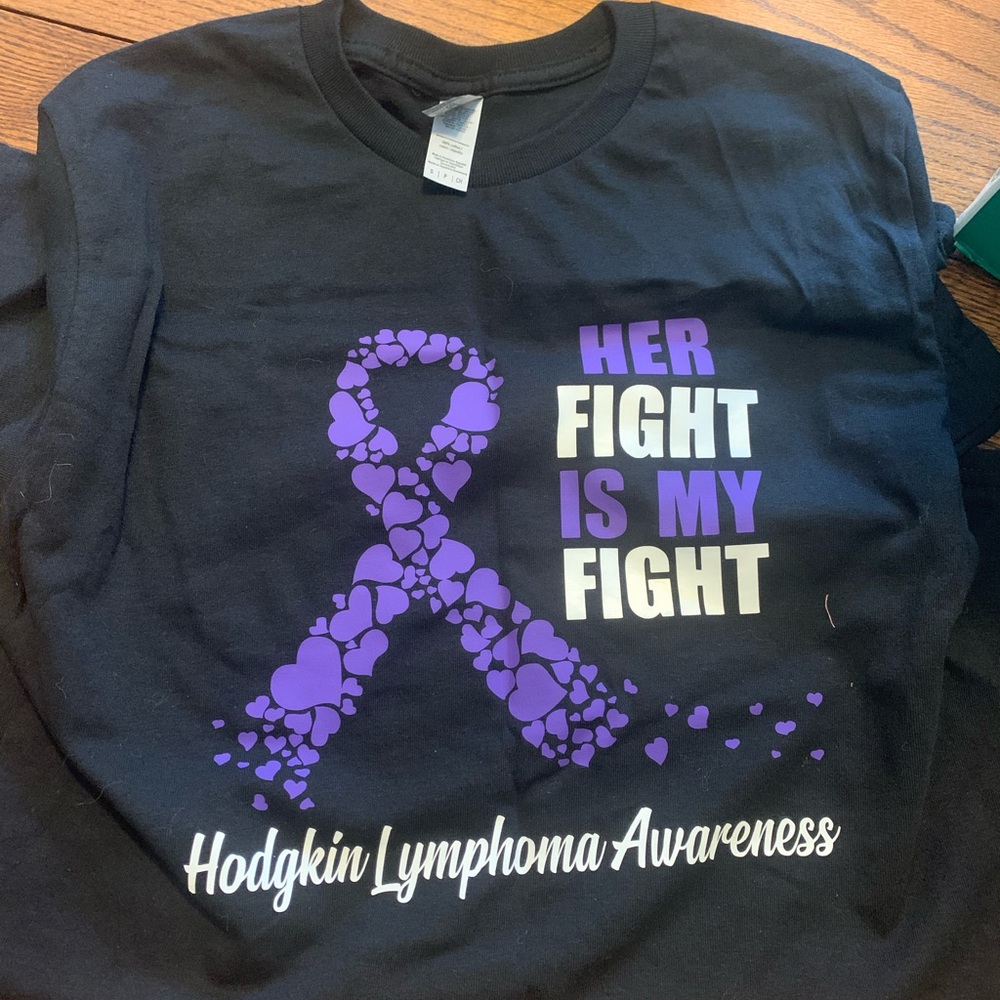 Black Hodgkin Lymphoma Awareness T-Shirt